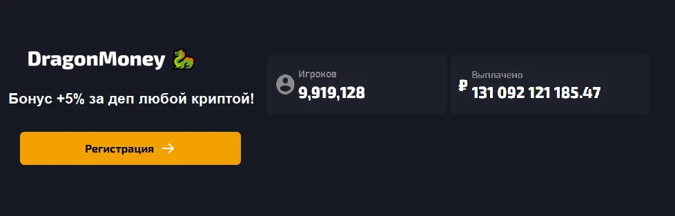 Драгон Мани казино официальный сайт